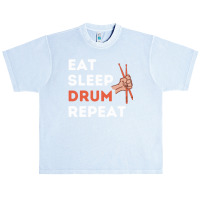 Eat Sleep Drum Repeat Drummer Music Classic  Aesthetic Urban Heavy T-shirt | Artistshot