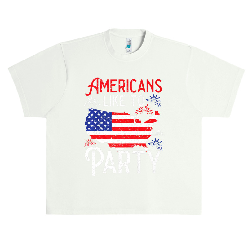 Trending Americans Like To Party America Usa Patriotic Urban Heavy T-shirt by degreesgunner | Artistshot