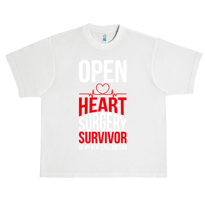 Open Heart Surgery Survivor My Beat Still Goes On Urban Heavy T-shirt | Artistshot