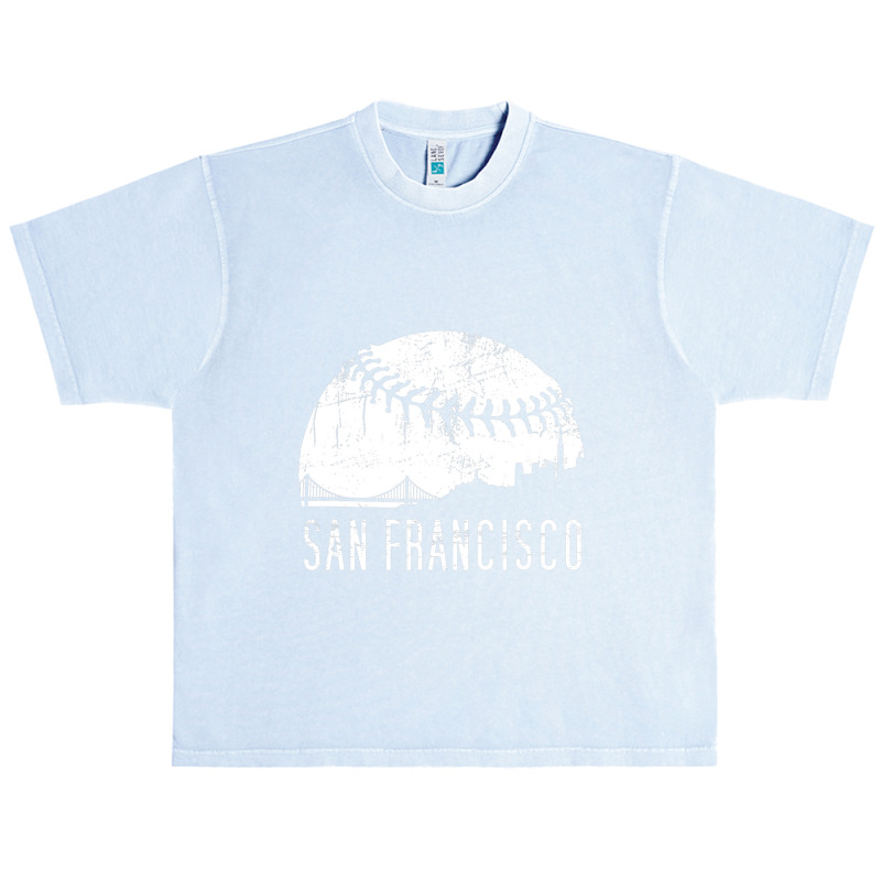 Limited Edition Sf City Skyline San Francisco City Baseball Urban Heavy T-shirt | Artistshot