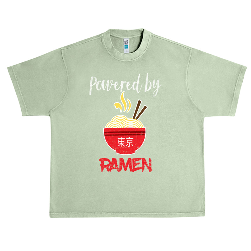 Powered By Ramen Hoodie  Vintage Retro Noodle Top Urban Heavy T-shirt | Artistshot