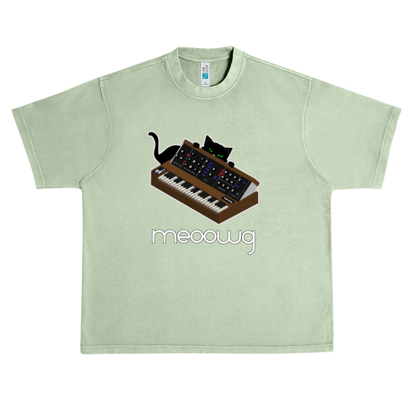 Synthesizer Cat Meow Urban Heavy T-shirt | Artistshot