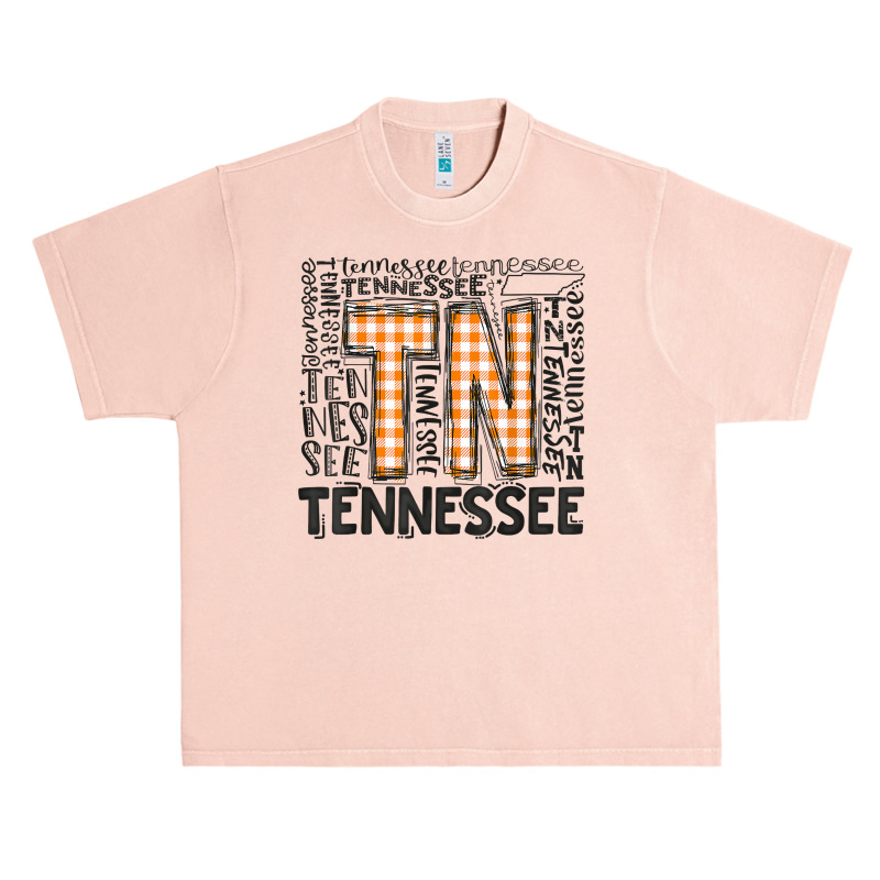 Tennessee State Flag Orange Plaid Tn T Shirt Urban Heavy T-shirt by dorman | Artistshot