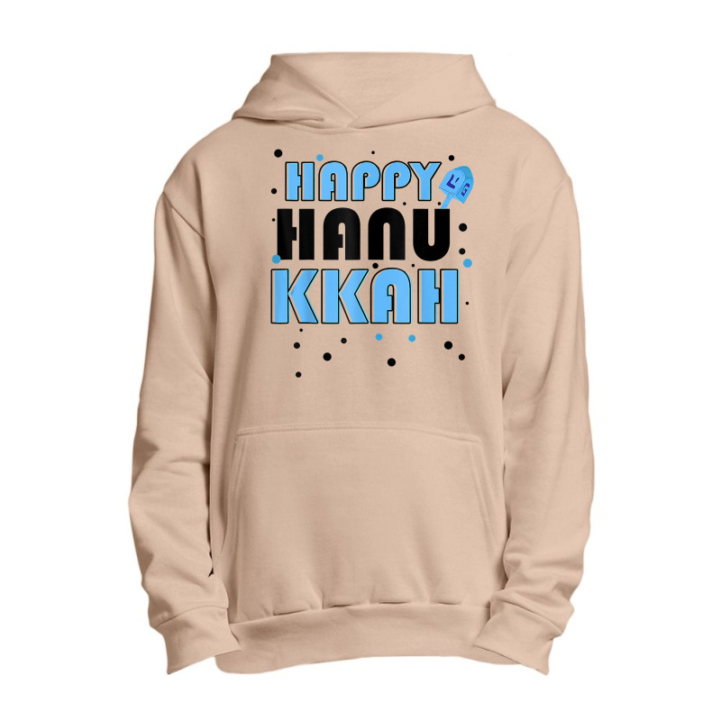 Happy Hanukkah Winter Holiday Chanukkah Jewish Religious T Shirt Urban Pullover Hoodie | Artistshot