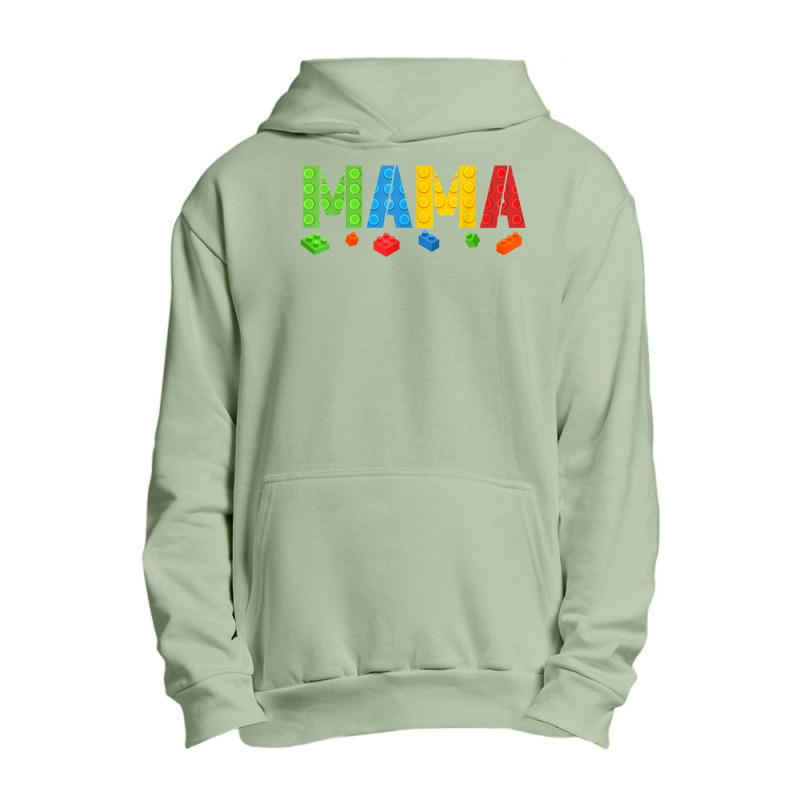 Mama Funny Blocks Master Builder Brick Builder Birthday T Shirt Urban Pullover Hoodie | Artistshot