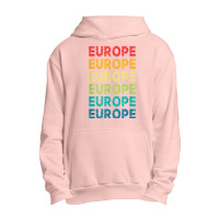 Europe I Love To Travel Abroad Paris France England Urban Pullover Hoodie | Artistshot