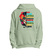 Womens Soy Mujer Latina Tee Poderosa Magica Bella Hispanic Heritage T Urban Pullover Hoodie | Artistshot