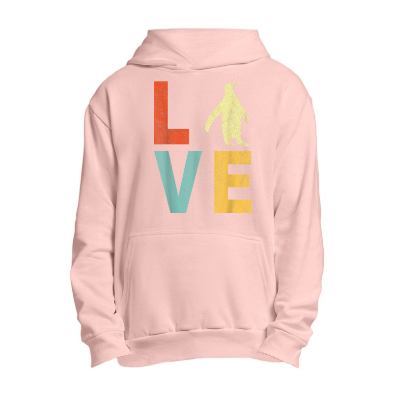 Love Penguin Lover Funny Penguin Quote Retro T Shirt Urban Pullover Hoodie | Artistshot