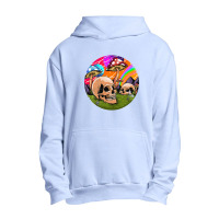 Psychedelic World Hippie Trippy Skull Mushroom Mycologist 42 Urban Pullover Hoodie | Artistshot