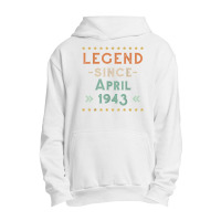 Vintage Legend Since April 1943 Birthday Men Women T Shirt Urban Pullover Hoodie | Artistshot