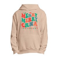 Merry Certified Registered Nurse Anesthetist Christmas Raglan Baseball Urban Pullover Hoodie | Artistshot