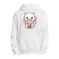 Boba Cat Boba Tea Bubble Tea Kawaii Anime Cat Kawaii Neko Urban Pullover Hoodie | Artistshot