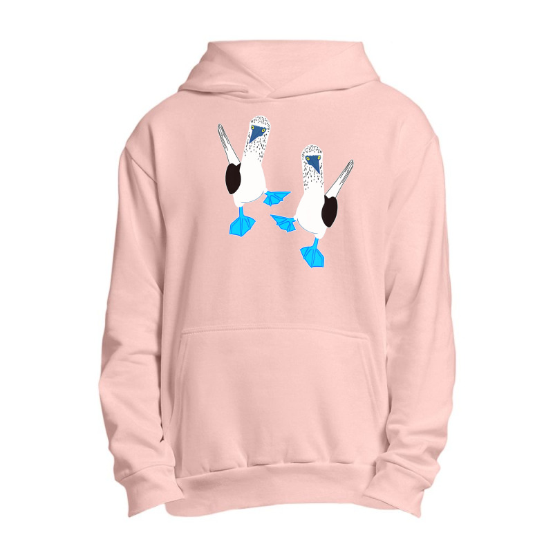 Cute Pair Of Blue-footed Boobies Urban Pullover Hoodie by Min09 | Artistshot