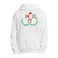 Jingle Balls Tinsel Tits Couples Christmas Matching Couple T Shirt Urban Pullover Hoodie | Artistshot