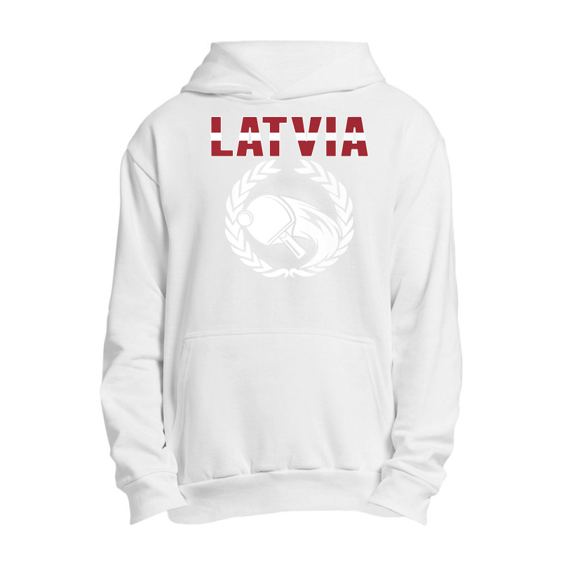 Latvia Table Tennis Lovers Latvian Ping Pong Team Supporter Premium T Urban Pullover Hoodie by alicakarste3vs | Artistshot