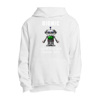 Bionic Custom Built With Titanium Parts Urban Pullover Hoodie | Artistshot