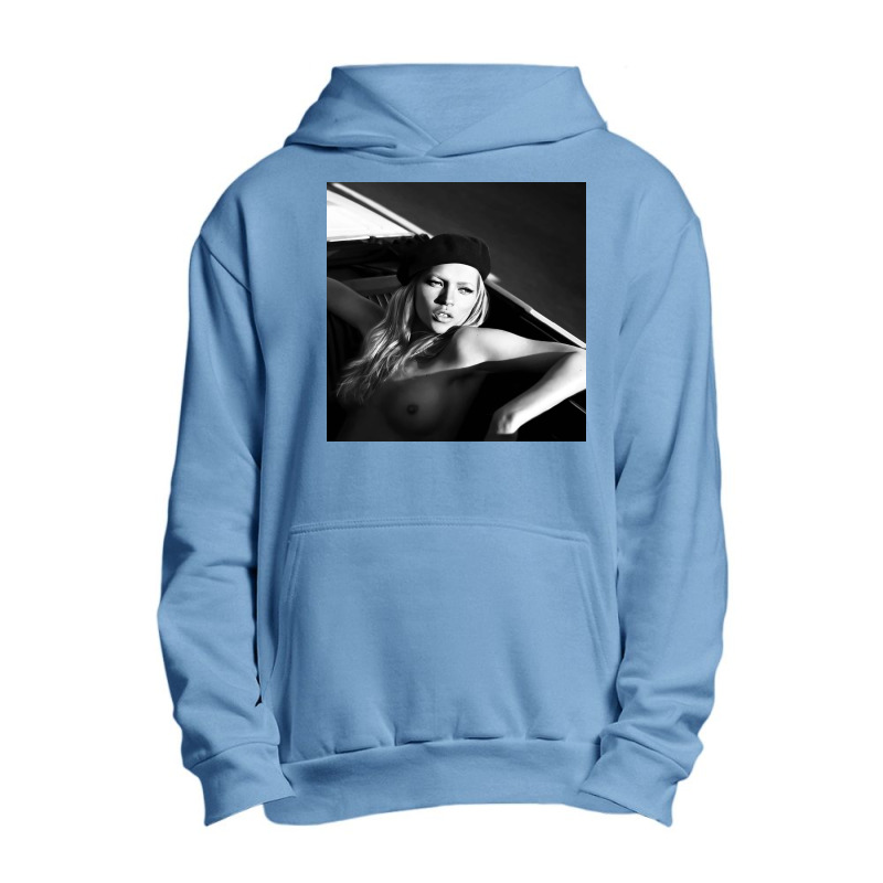 Kate Moss   Nude Topless Urban Pullover Hoodie | Artistshot