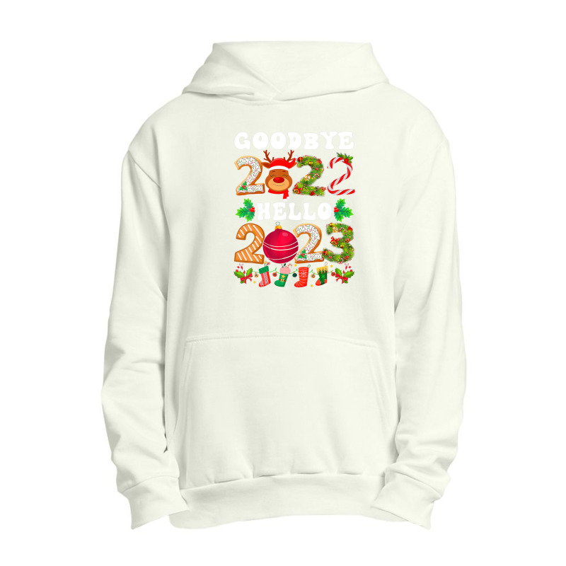 Goodbye 2022 Hello 2023 Happy New Year Christmas Funny Urban Pullover Hoodie | Artistshot