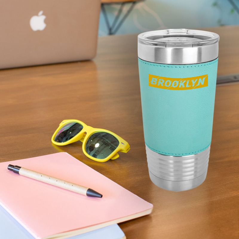 Brooklyn Gold Leatherette Tumbler | Artistshot