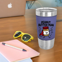 Peanut Butter Man (place On Light Background) Leatherette Tumbler | Artistshot