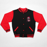 Black Coffe Vampire Cartoon Bomber Jacket | Artistshot