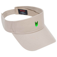 Rock Hand Gesture Space Green Rock N Roll Salute Visor Hat | Artistshot