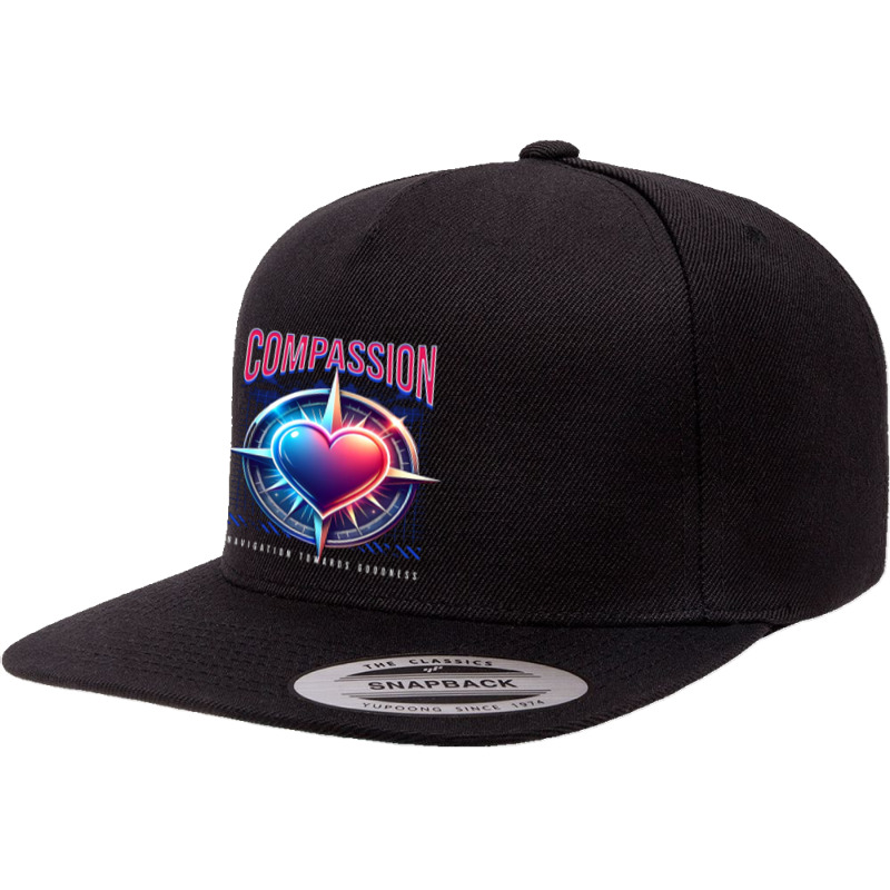 Compassion Navigation 5 panel snapback cap by New Nice Shirt | Artistshot