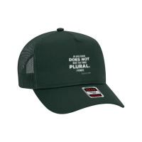 Funny Grammar Police For English Teacher And Lingui Mesh Back Trucker Hat | Artistshot