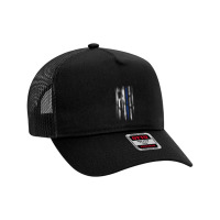 Rhode Island Cop Thin Blue Line Leo Police American Flag Mesh Back Trucker Hat | Artistshot