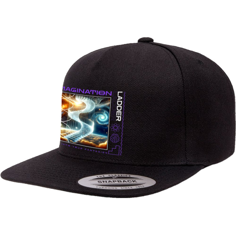 Imagination Ladder 5 panel snapback cap by New Nice Shirt | Artistshot