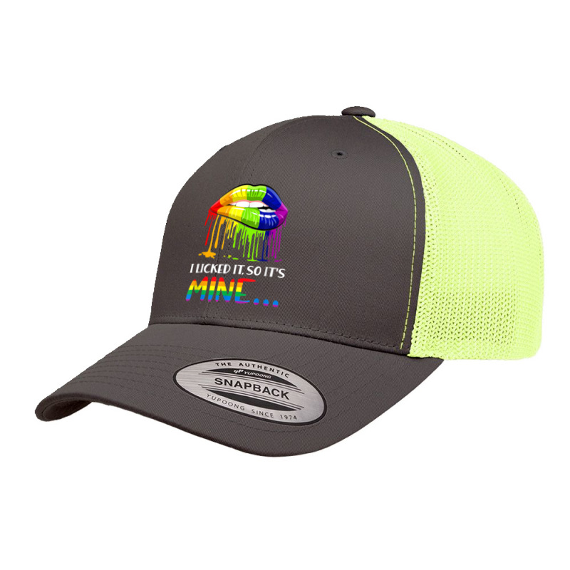 I Licked It So It Mine , Gay Pride Lgbt Retro Trucker Cap by Hoang95 | Artistshot