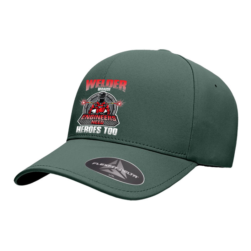 Welder Best Welding Retro Pipeliner Ironworker Welder  712 Seamless Cap | Artistshot