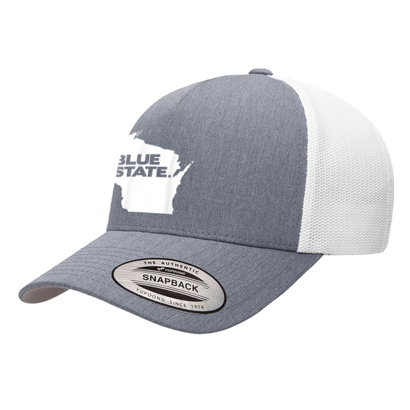 Flip Wisconsin  Democrat Blue State 2020 Election T Shirt Yupoong Trucker Cap | Artistshot