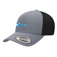 Thunderbolt Blue Shark Illustration Yupoong Trucker Cap | Artistshot