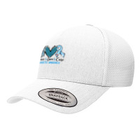 Diabetes Diabetic Peace Love Cure Blue Ribbon 5 Diabetes Awareness Yupoong Trucker Cap | Artistshot