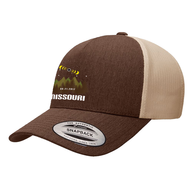 Colorful Total Solar Eclipse Missouri T Shirt Yupoong Trucker Cap by TappanSajan | Artistshot