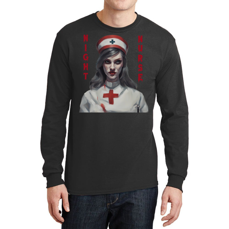 Night Nurse Long Sleeve Shirts by Kiwi88 | Artistshot