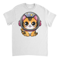 Space Cat Classic T-shirt | Artistshot