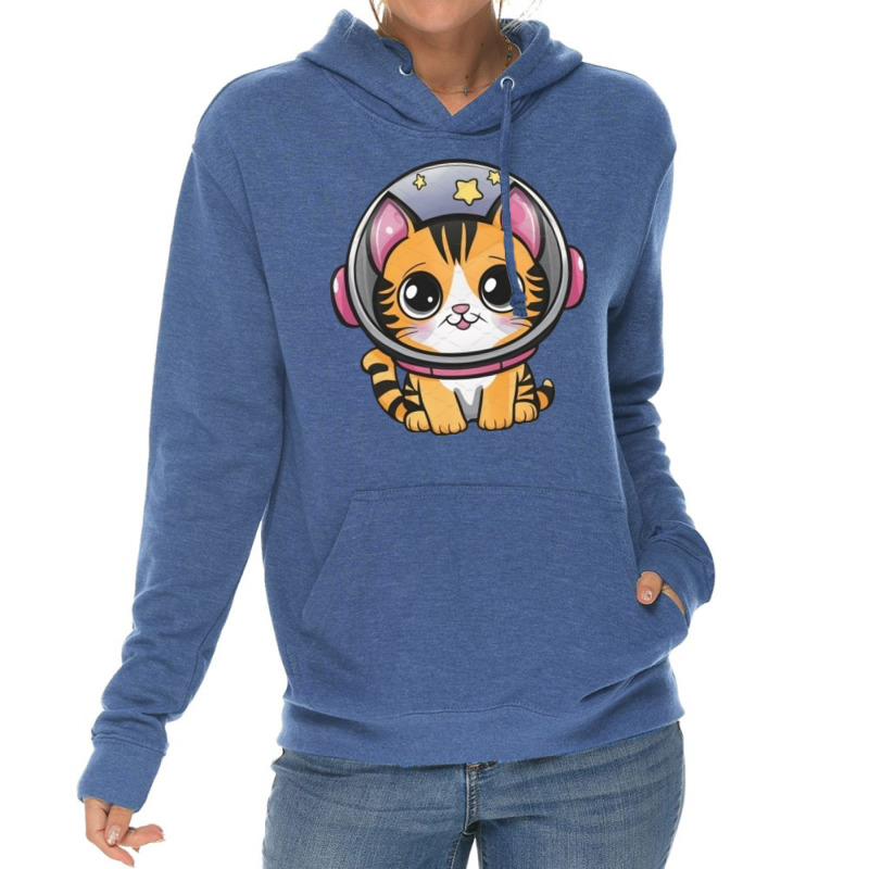 Space Cat Lightweight Hoodie by Jonybravo2000 | Artistshot