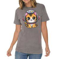 Space Cat Vintage T-shirt | Artistshot