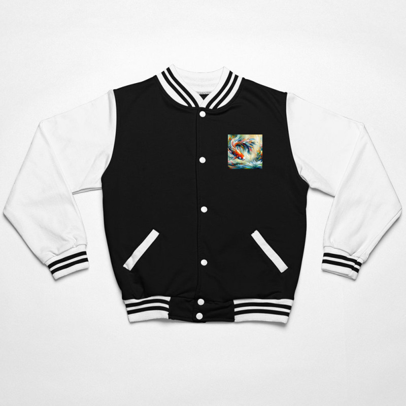 Koi Fish1 Bomber Jacket | Artistshot