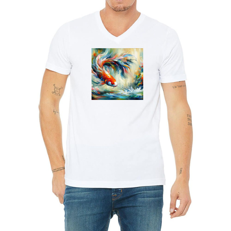 Koi Fish1 V-neck Tee | Artistshot