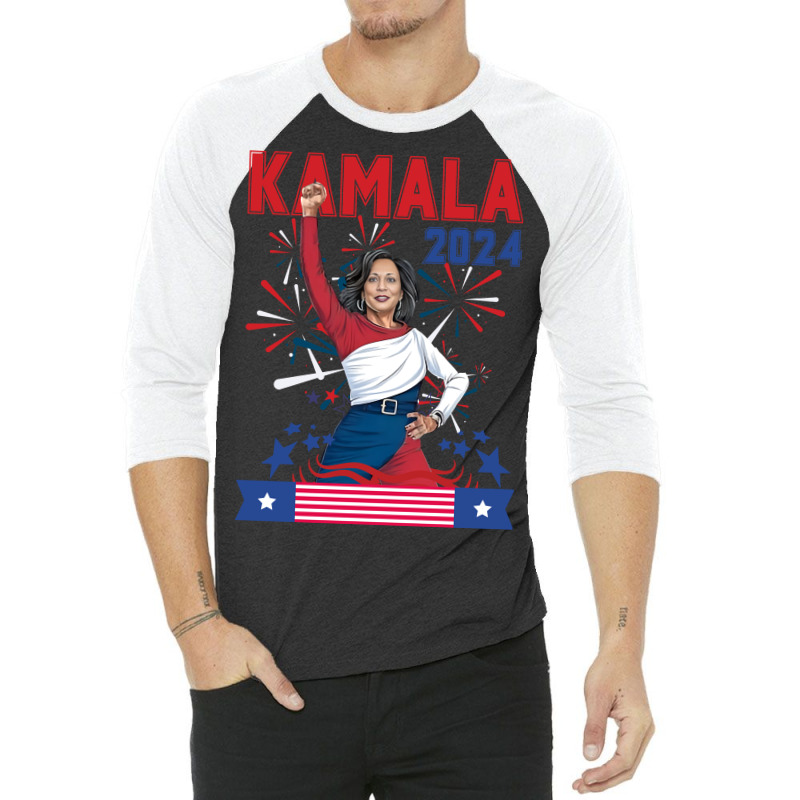 Kamala 2024 3/4 Sleeve Shirt | Artistshot