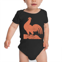 Vintage Rooster Baby Bodysuit | Artistshot