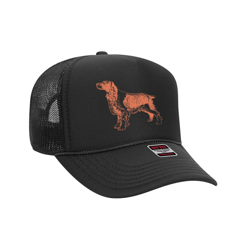 Spaniel Dog Foam Trucker Hat by HRC Design | Artistshot