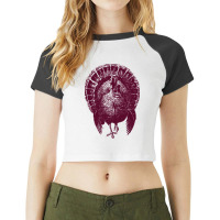 Vintage Turkey Raglan Crop Top | Artistshot