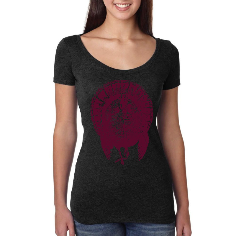 Vintage Turkey Women's Triblend Scoop T-shirt by HRC Design | Artistshot