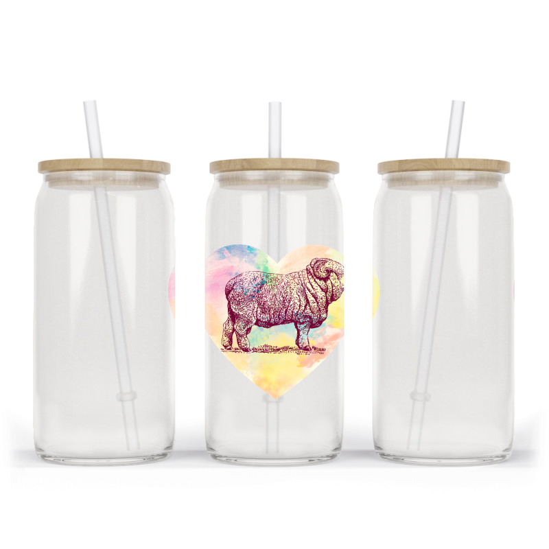 Merino Ram Glass Tumbler | Artistshot