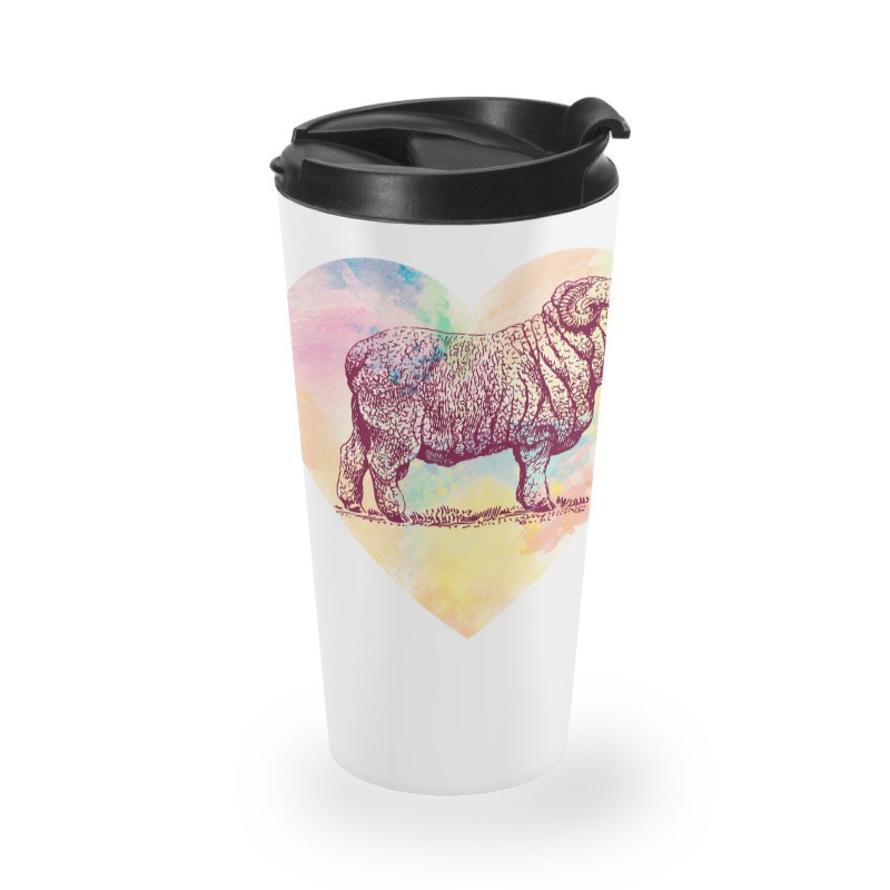 Merino Ram Travel Mug | Artistshot