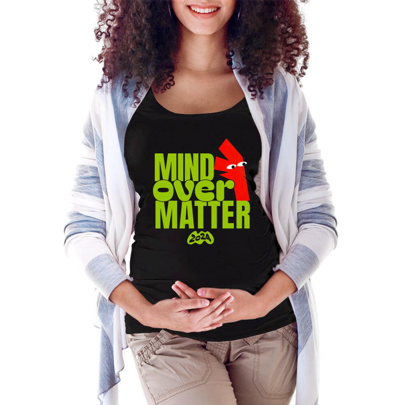 Mind Over Matter Maternity Scoop Neck T-shirt by New Nice Shirt | Artistshot